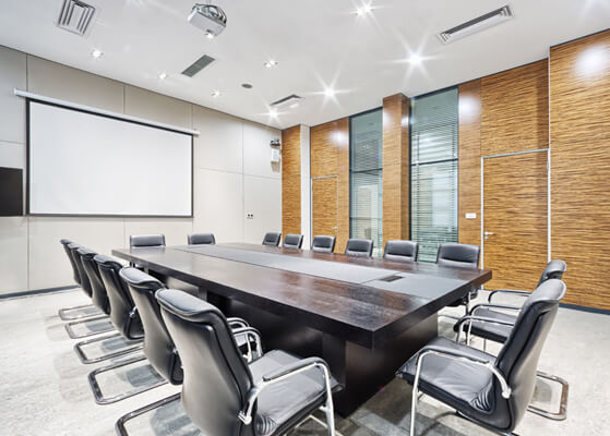 Conference room inside of the Insight Venture Partners Headquarters